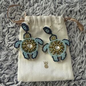 Simply Southern Beaded Turtle Earrings